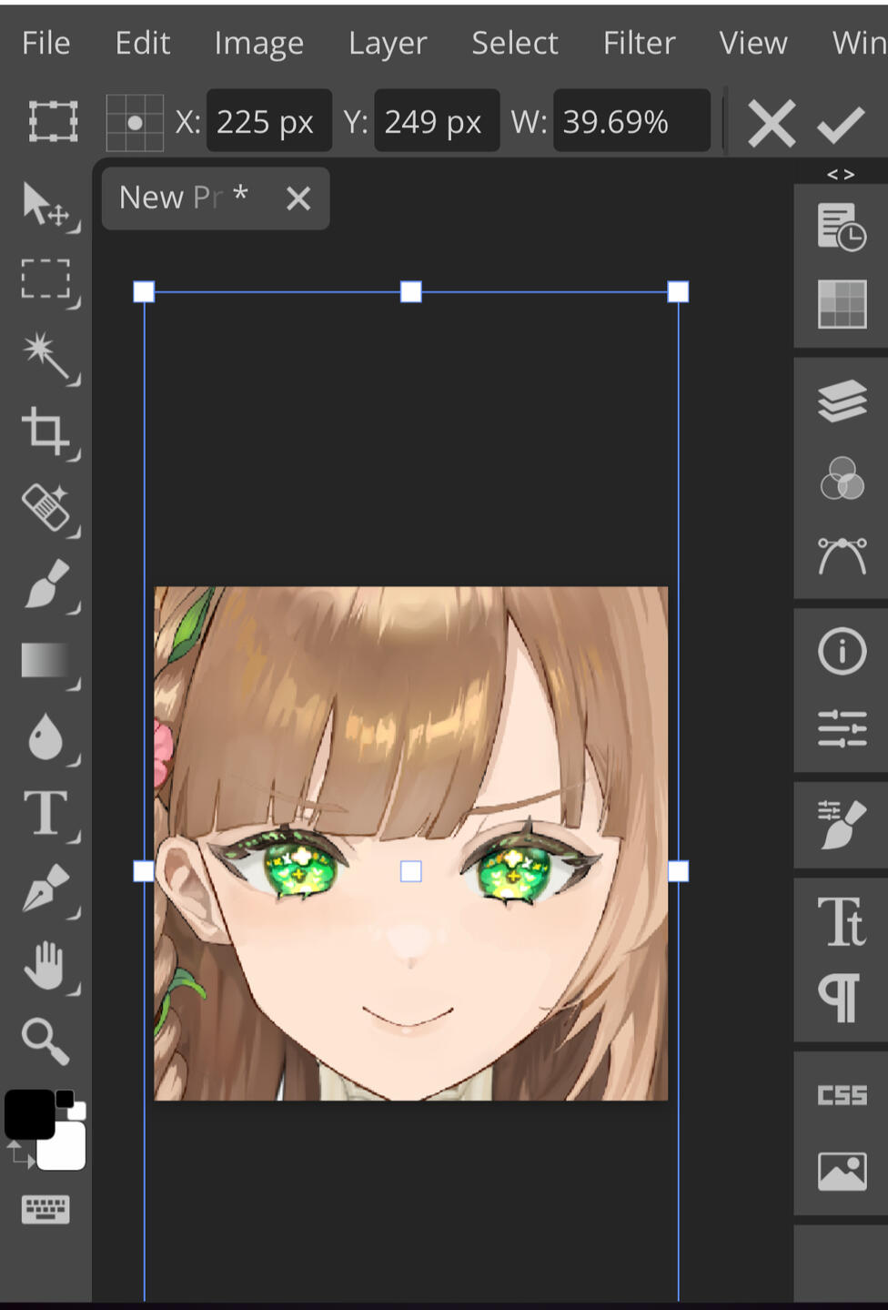 Photopea Home screenshot of photopea's Homepage